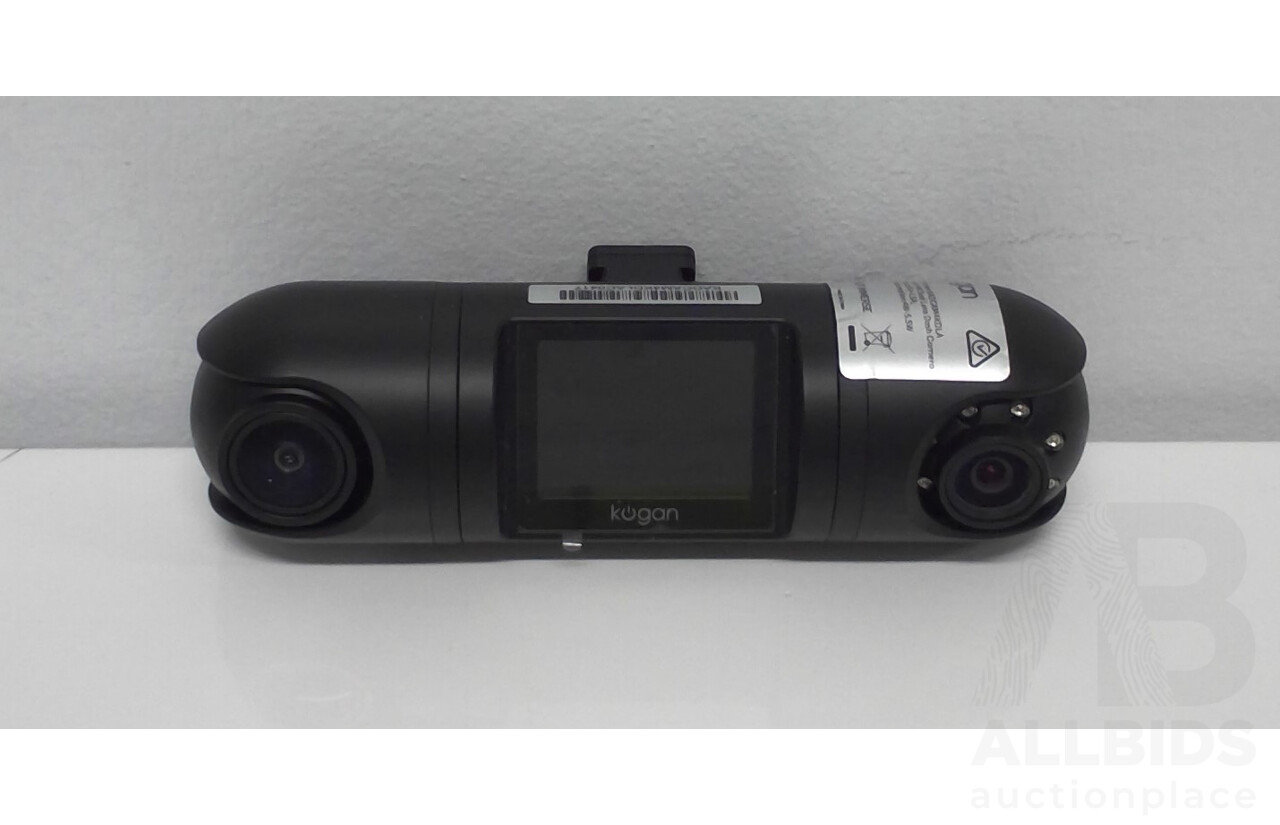 Kogan (KADCAM4KDLA) 4K Dual Lens Dash Camera - ORP $79.99