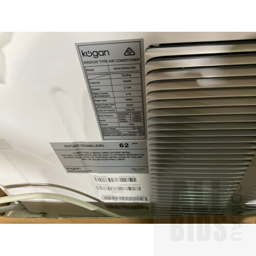 Kogan 1.6kW Window Wall Air Conditioner - ORP $599.99