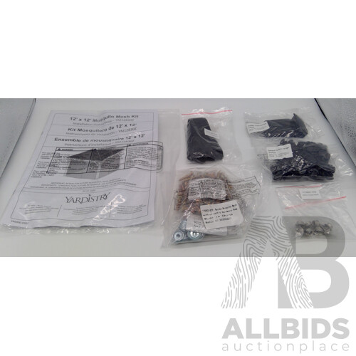 Yardistry (YM12830Z) Gazebo Mosquito Mesh Kit - ORP $329.99