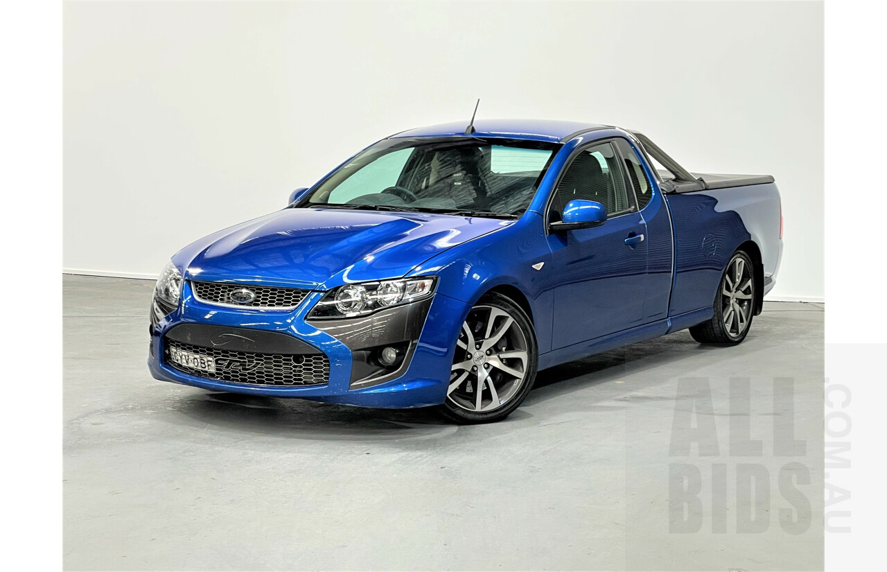 1/2013 Ford Falcon XR6T FG MK2 Utility Blue 4.0L