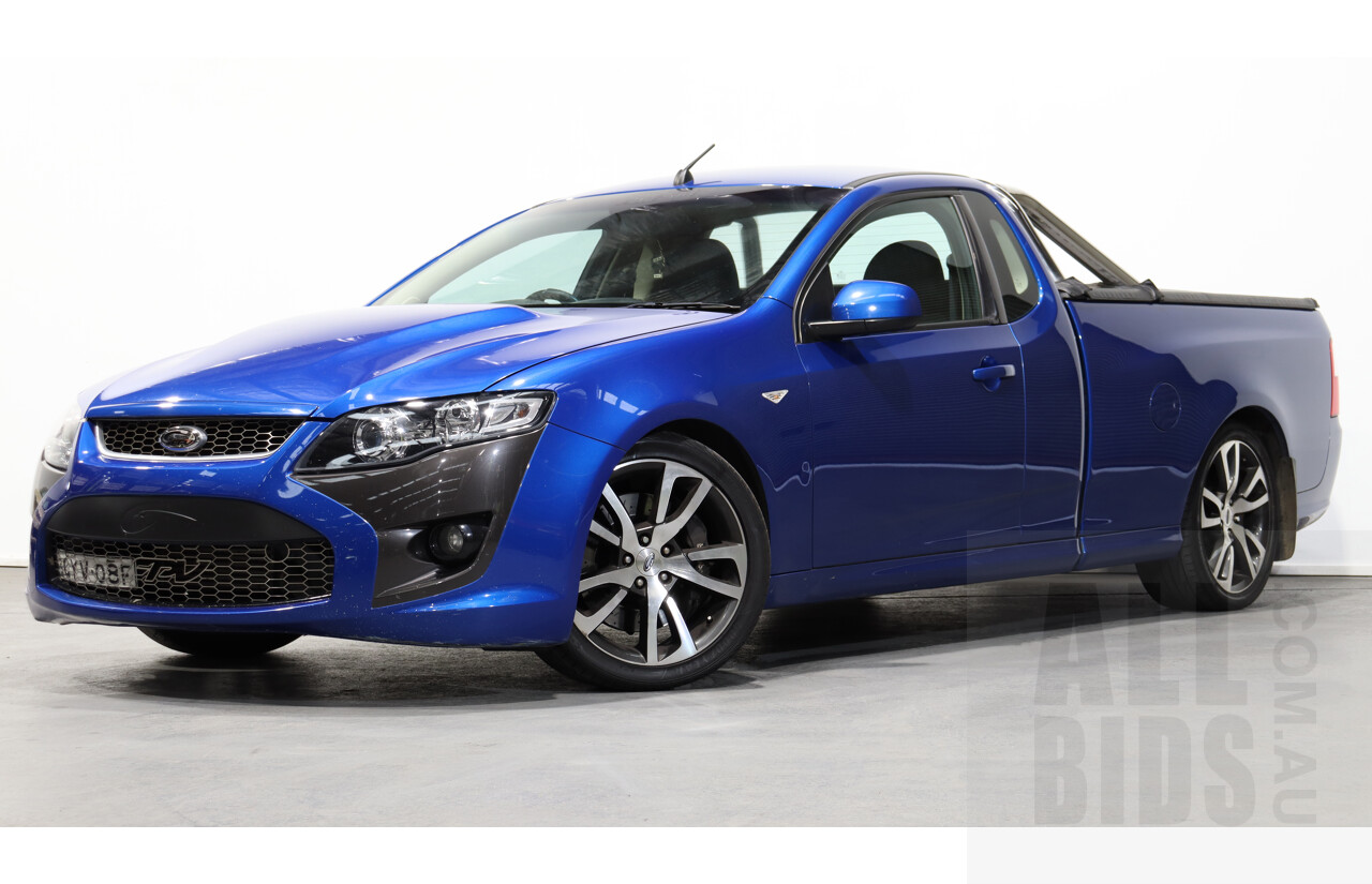 1/2013 Ford Falcon XR6T FG MK2 Utility Blue 4.0L