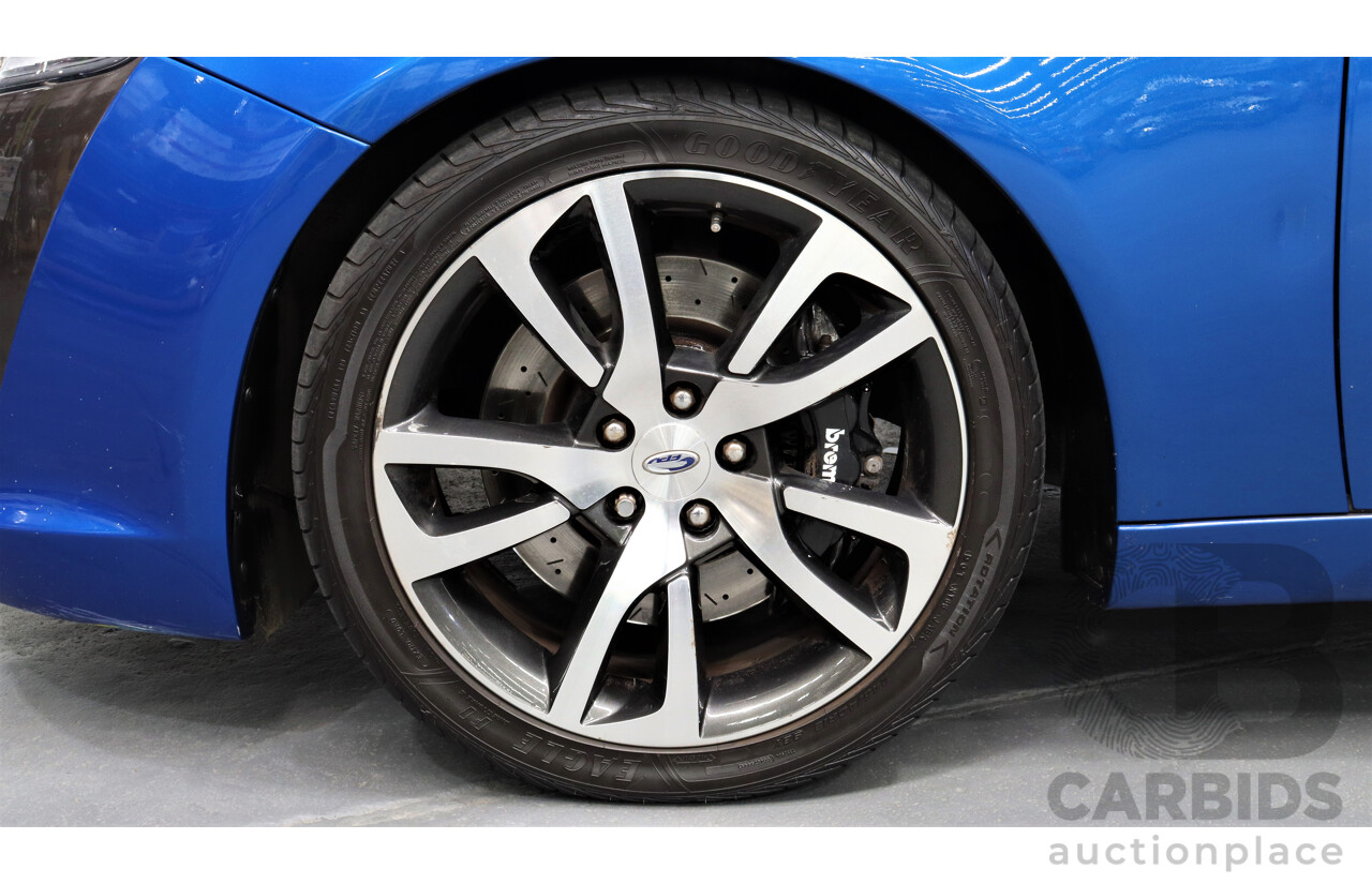 1/2013 Ford Falcon XR6T FG MK2 Utility Blue 4.0L Turbo