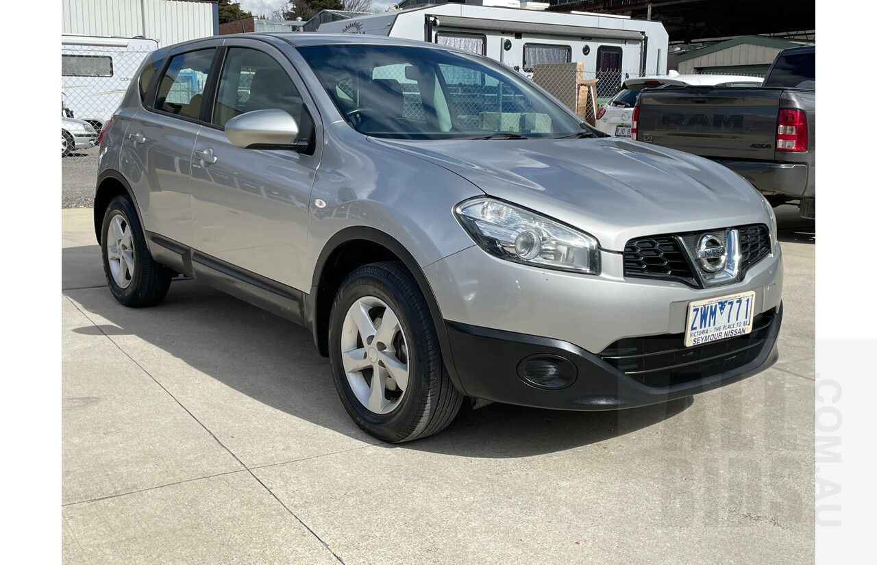 3/2013 Nissan Dualis ST (4x2) J10 MY13 4d Wagon Silver 2.0L