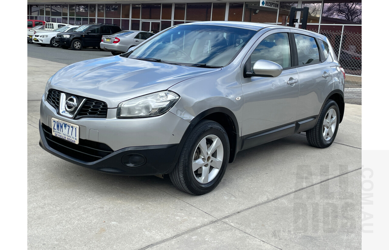 3/2013 Nissan Dualis ST (4x2) J10 MY13 4d Wagon Silver 2.0L