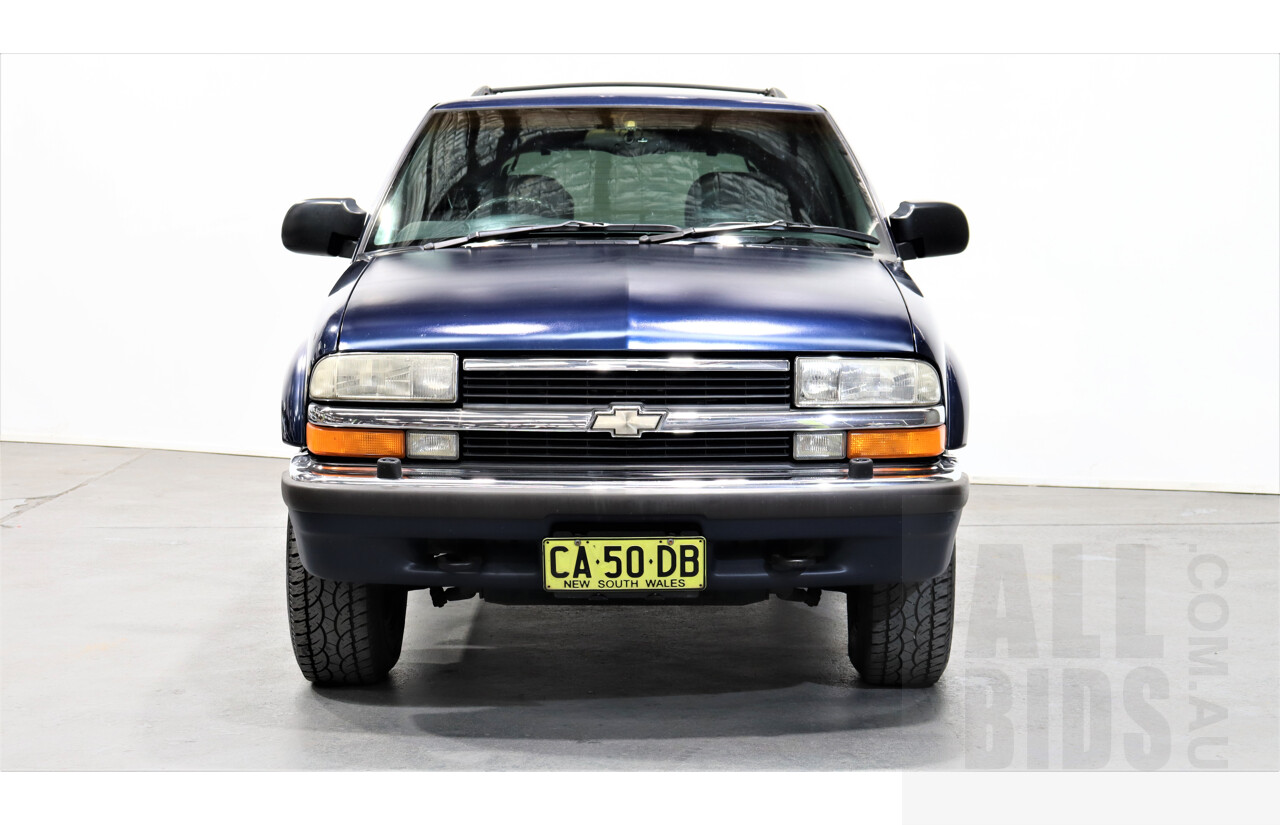 12/1999 Chevrolet Blazer S10 4d SUV Blue V6 4WD 4.3L