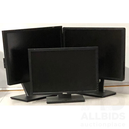 Bulk Lot of Assorted Monitors and Monitor Stands