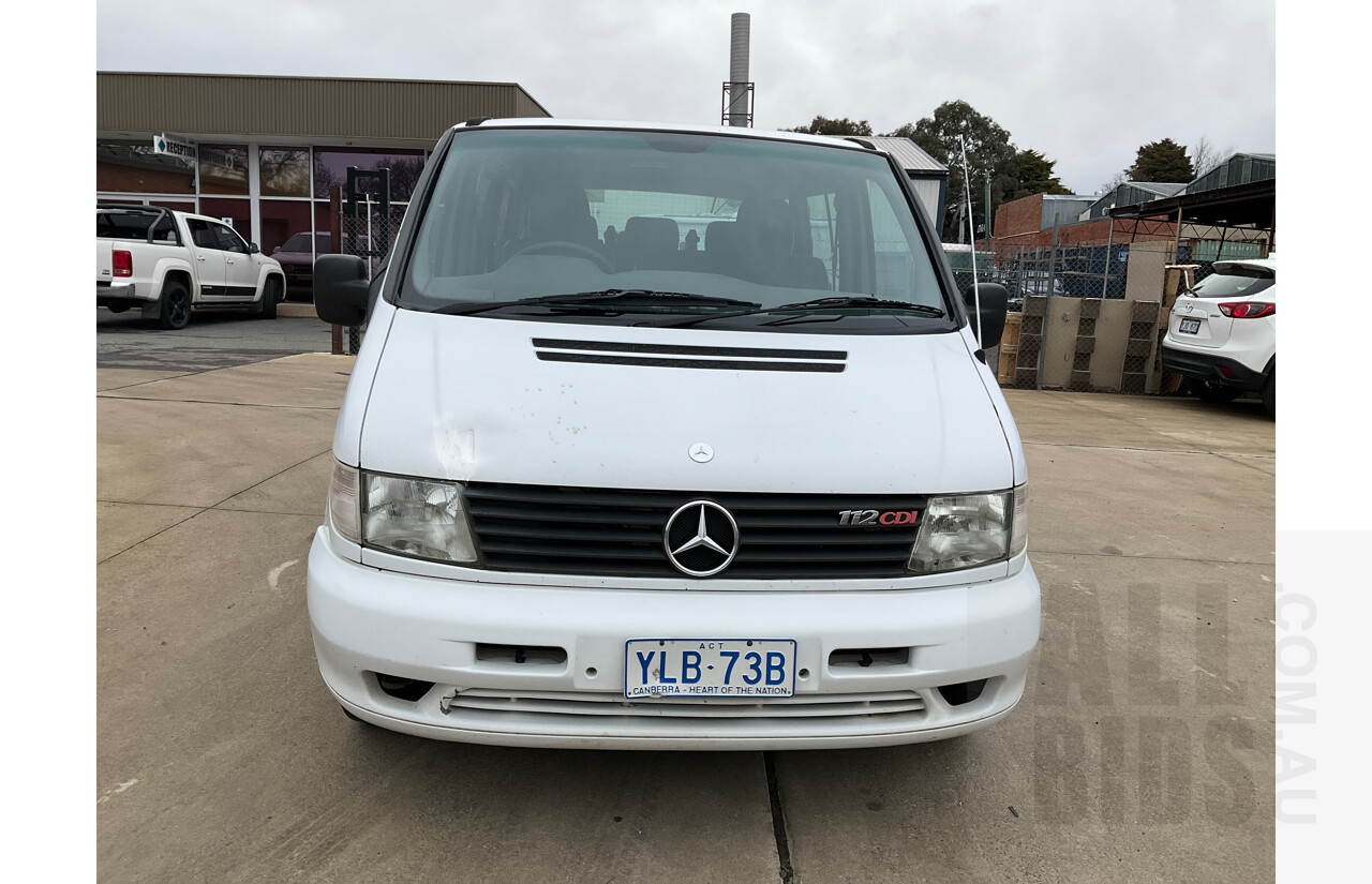 5/2003 Mercedes-Benz Vito 112cdi  Van White 2.2L