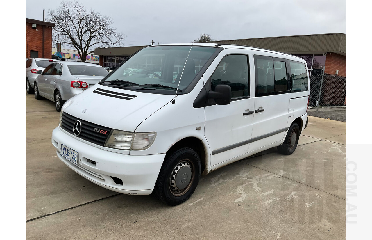 5/2003 Mercedes-Benz Vito 112cdi  Van White 2.2L