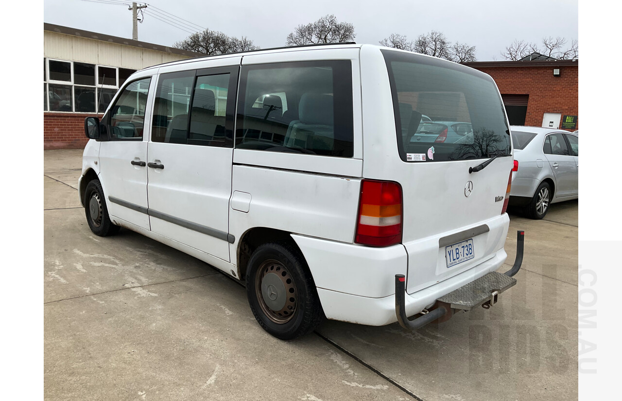 5/2003 Mercedes-Benz Vito 112cdi  Van White 2.2L