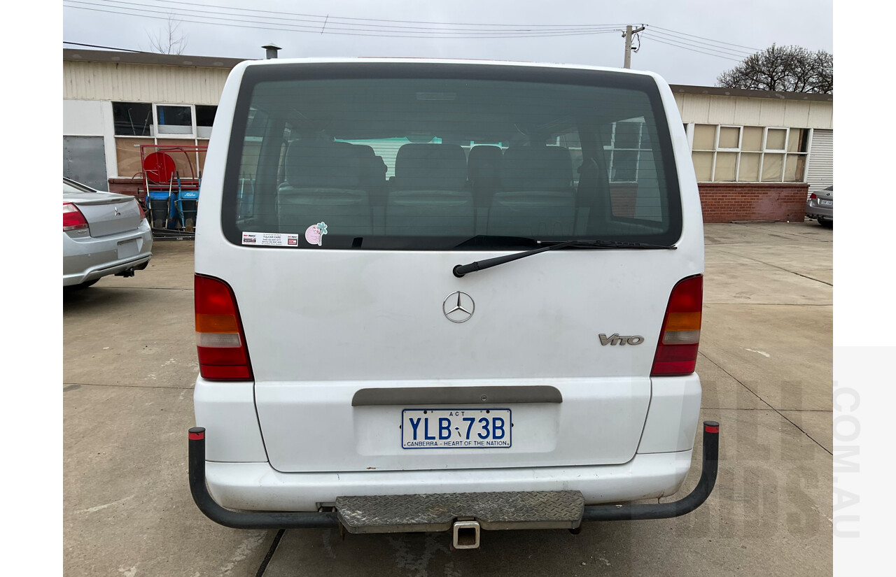 5/2003 Mercedes-Benz Vito 112cdi  Van White 2.2L