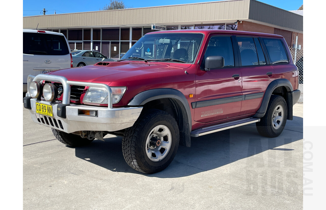 9/1998 Nissan Patrol ST (4x4) GU 4d Wagon Maroon 2.8L