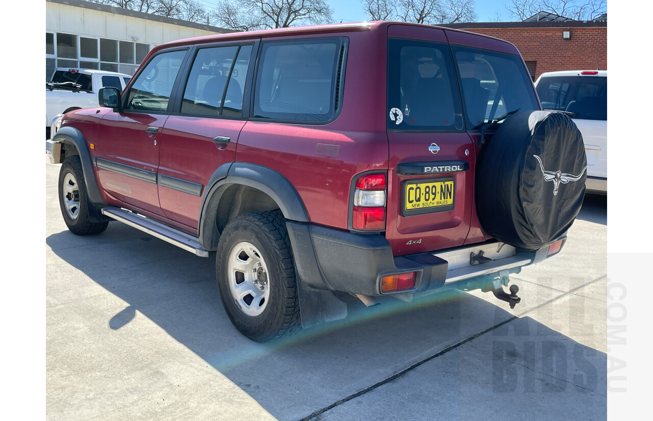 9/1998 Nissan Patrol ST (4x4) GU 4d Wagon Maroon 2.8L