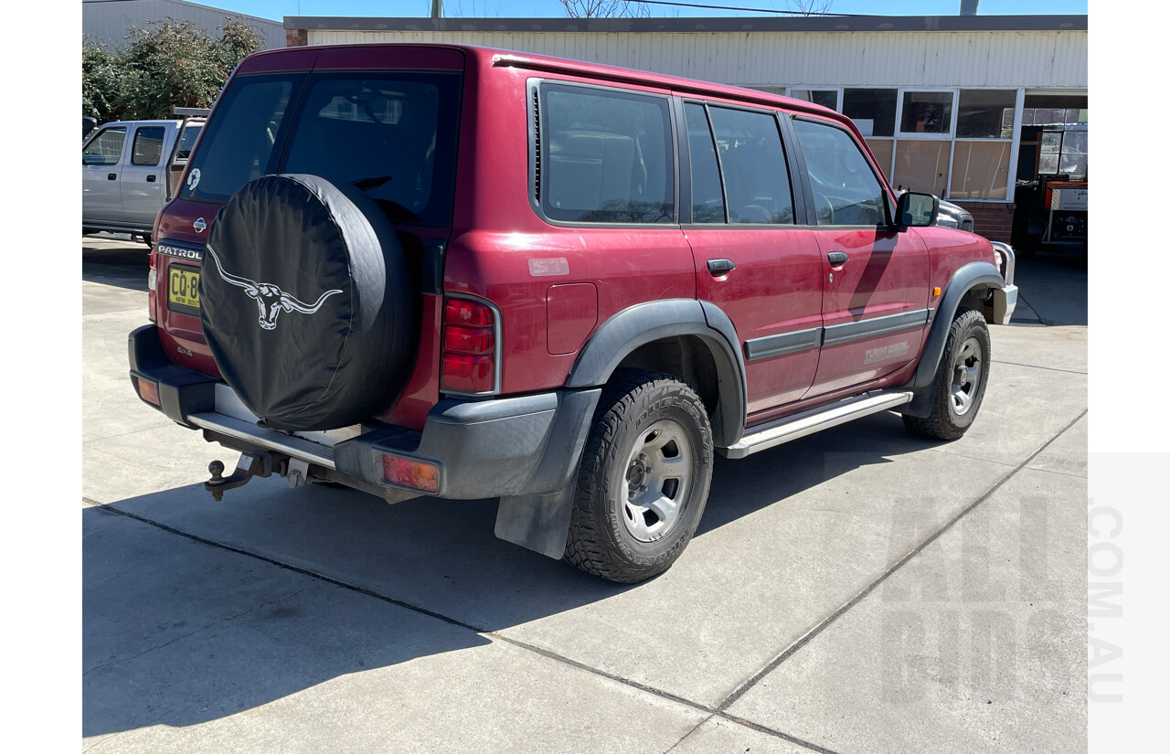 9/1998 Nissan Patrol ST (4x4) GU 4d Wagon Maroon 2.8L