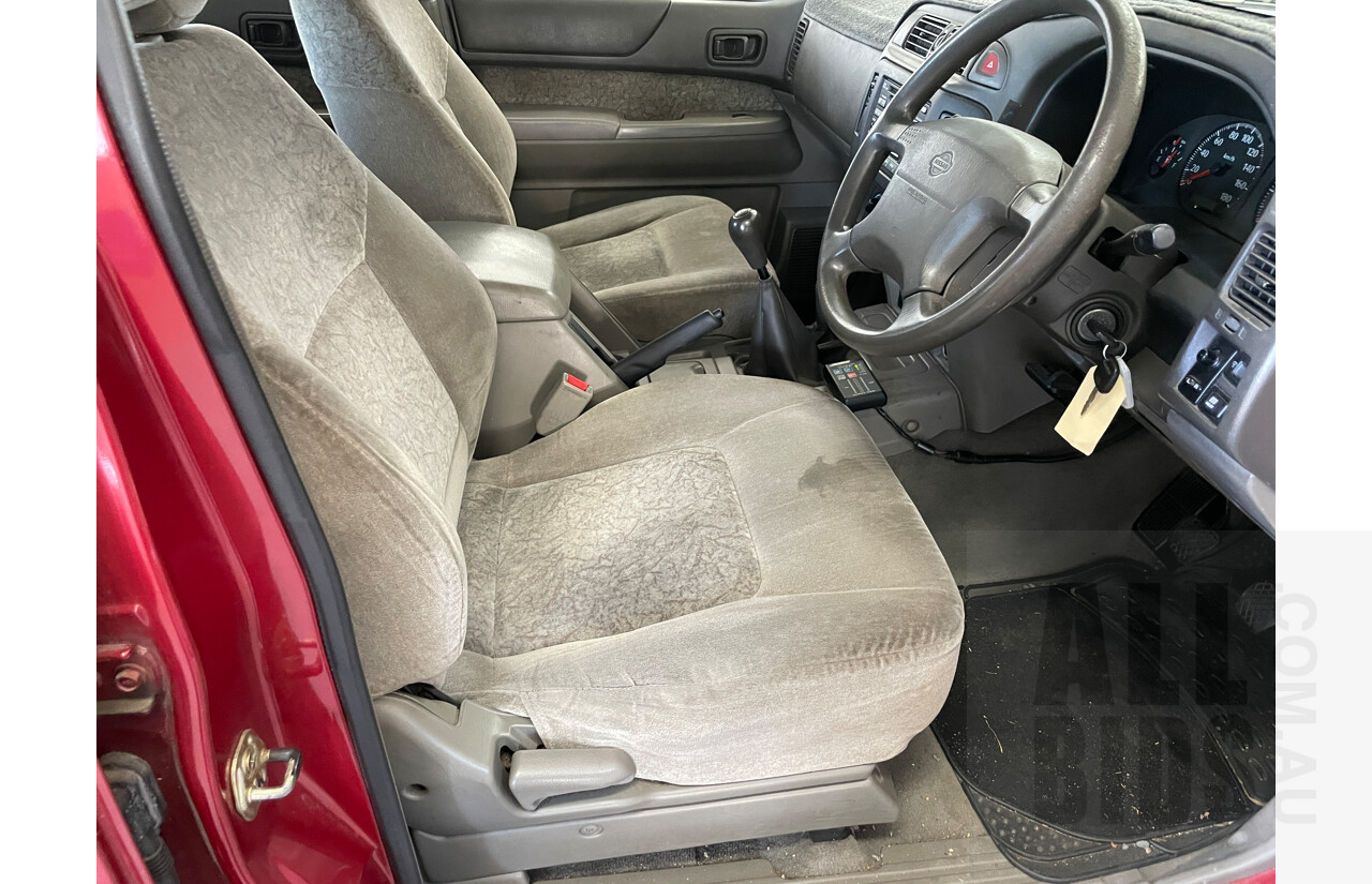 9/1998 Nissan Patrol ST (4x4) GU 4d Wagon Maroon 2.8L