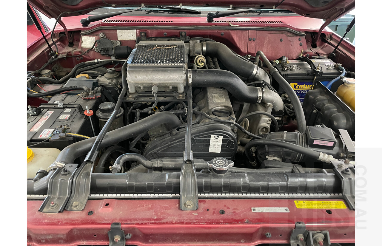 9/1998 Nissan Patrol ST (4x4) GU 4d Wagon Maroon 2.8L