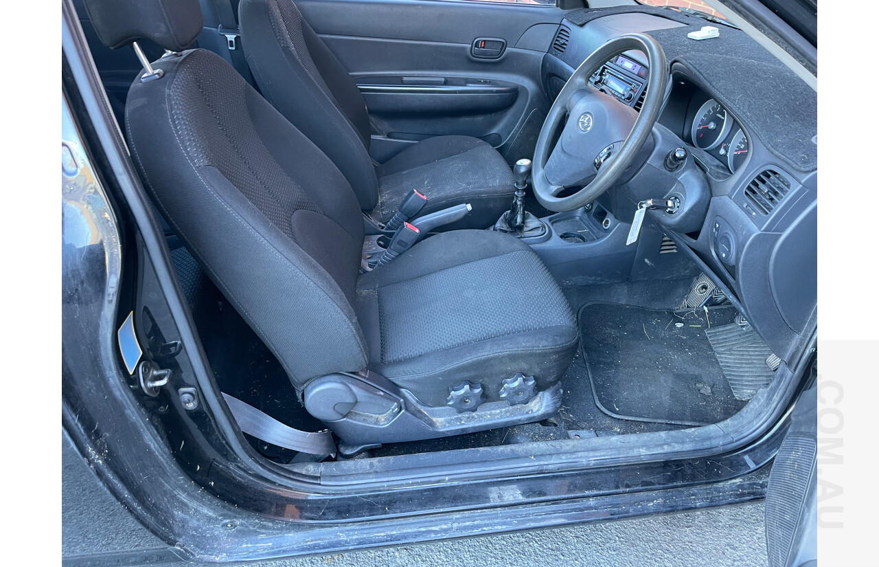 5/2007 Hyundai Accent 1.6 MC 3d Hatchback Black 1.6L