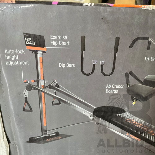 Total Gym (1260826) X-Force - All-in-One Solution - Total Body Workout - ORP $569.99