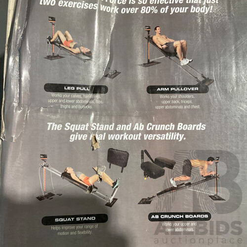 Total Gym (1260826) X-Force - All-in-One Solution - Total Body Workout - ORP $569.99