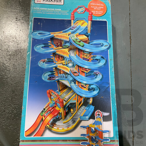 KidKraft (10113) Super Vortex Racing Track Tower - ORP $199.99