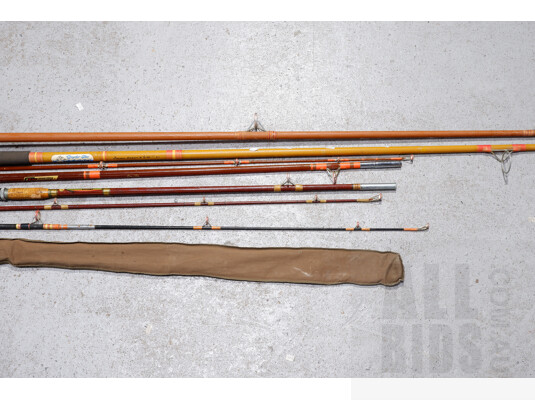 Four Vintage Fishing Rods Including - Lot 1382014