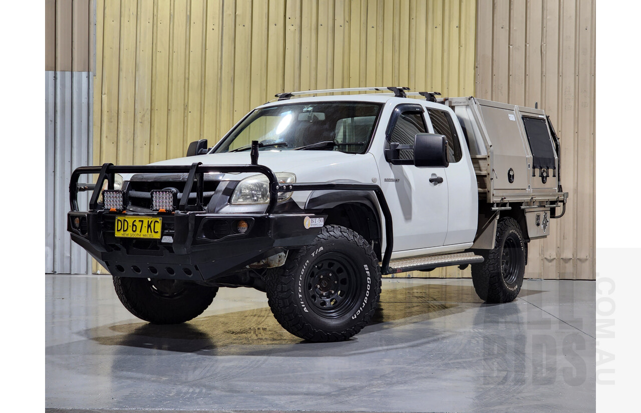 2/2009 Mazda BT-50 B3000 Freestyle DX+ (4x4) 08 UPGRADE C/Chas White 3.0L - Turbo Diesel