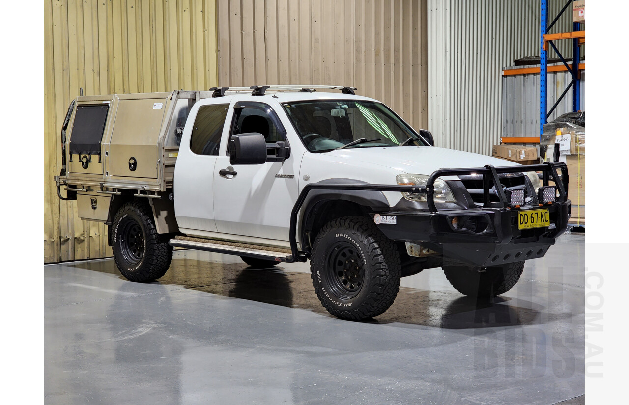 2/2009 Mazda BT-50 B3000 Freestyle DX+ (4x4) 08 UPGRADE C/Chas White 3.0L - Turbo Diesel