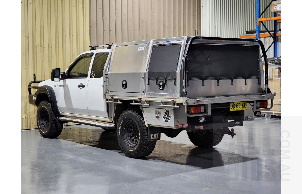 2/2009 Mazda BT-50 B3000 Freestyle DX+ (4x4) 08 UPGRADE C/Chas White 3.0L - Turbo Diesel