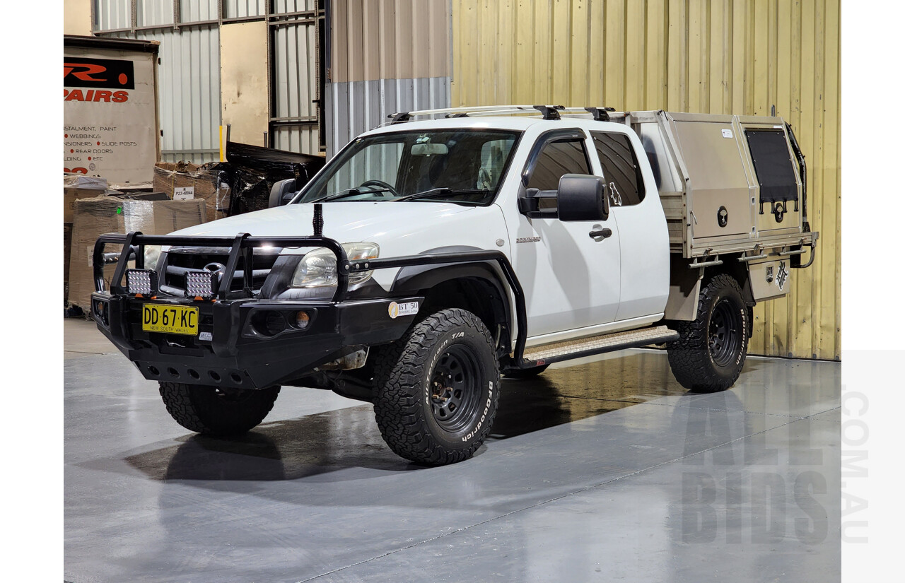 2/2009 Mazda BT-50 B3000 Freestyle DX+ (4x4) 08 UPGRADE C/Chas White 3.0L - Turbo Diesel