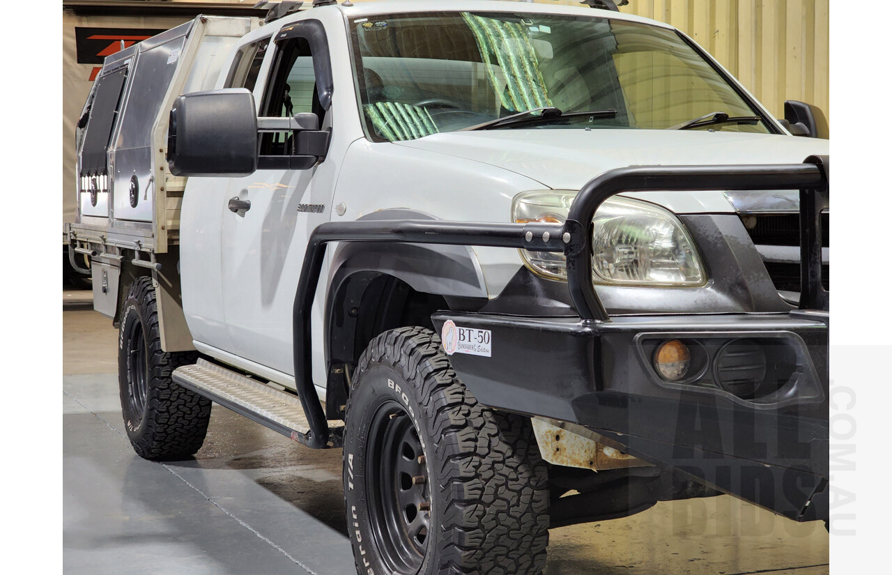 2/2009 Mazda BT-50 B3000 Freestyle DX+ (4x4) 08 UPGRADE C/Chas White 3.0L - Turbo Diesel