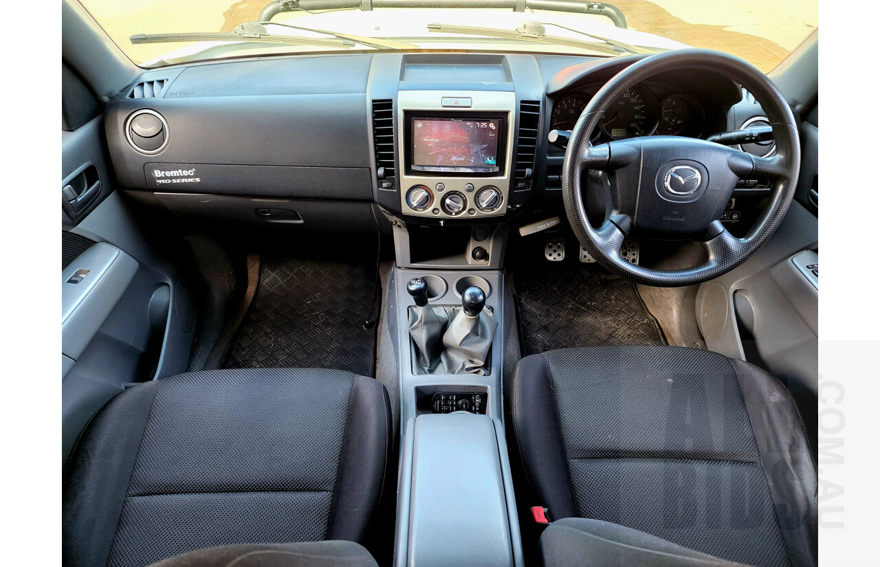 2/2009 Mazda BT-50 B3000 Freestyle DX+ (4x4) 08 UPGRADE C/Chas White 3.0L - Turbo Diesel
