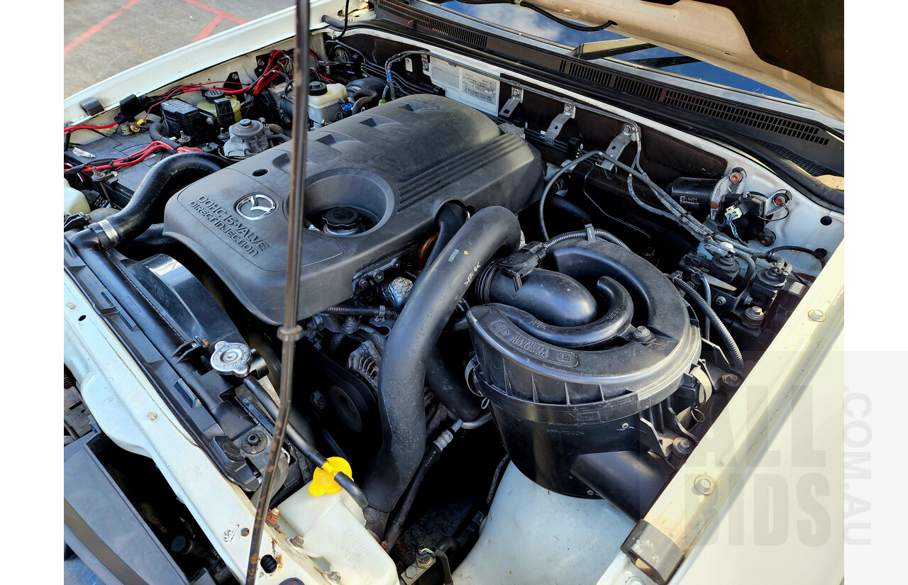 2/2009 Mazda BT-50 B3000 Freestyle DX+ (4x4) 08 UPGRADE C/Chas White 3.0L - Turbo Diesel