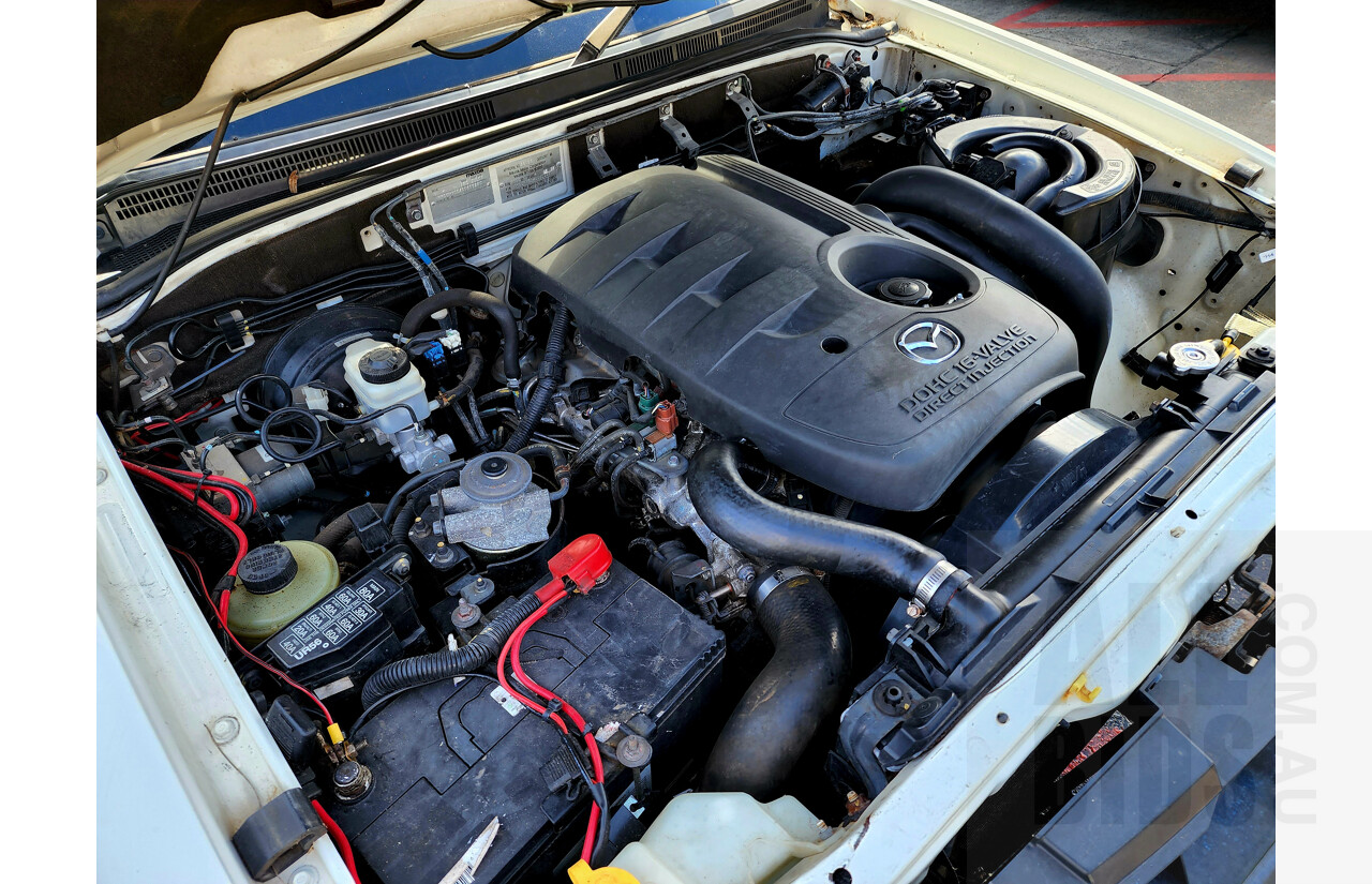2/2009 Mazda BT-50 B3000 Freestyle DX+ (4x4) 08 UPGRADE C/Chas White 3.0L - Turbo Diesel