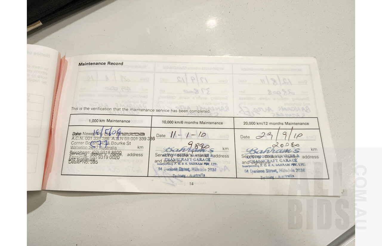2/2009 Mazda BT-50 B3000 Freestyle DX+ (4x4) 08 UPGRADE C/Chas White 3.0L - Turbo Diesel