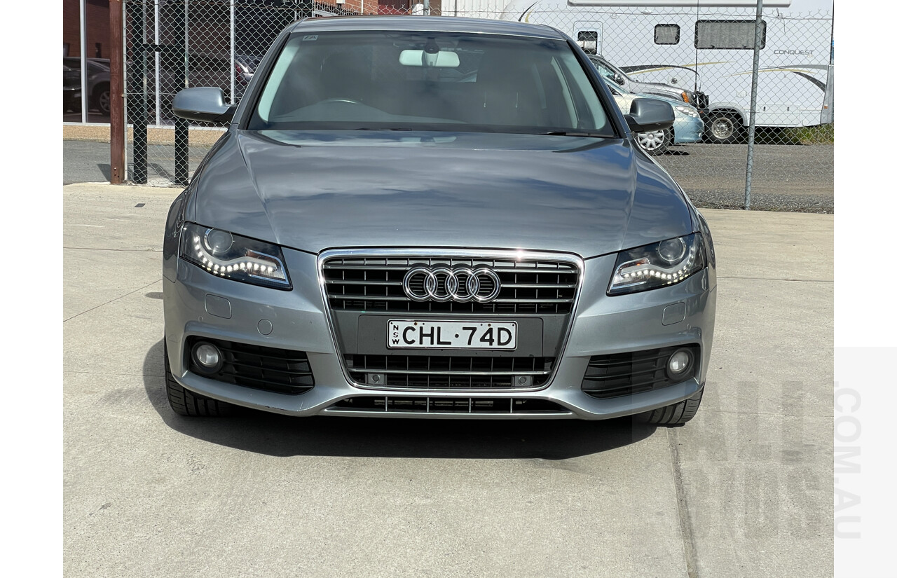 3/2012 Audi A4 2.0 TFSI B8 (8K) MY12 4d Sedan Grey 2.0L