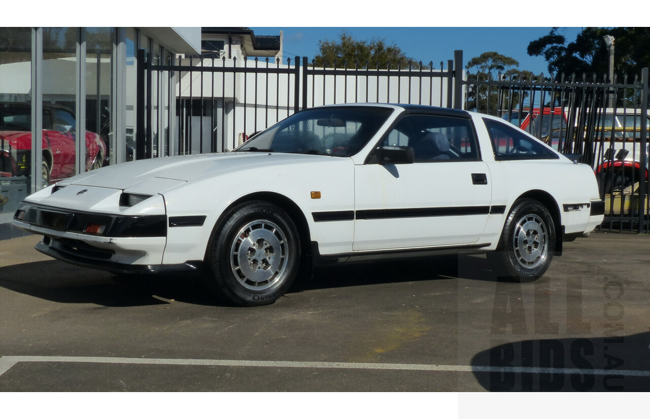 2/1986 Nissan 300 ZX Targa 2d Coupe White 3.0L Turbo