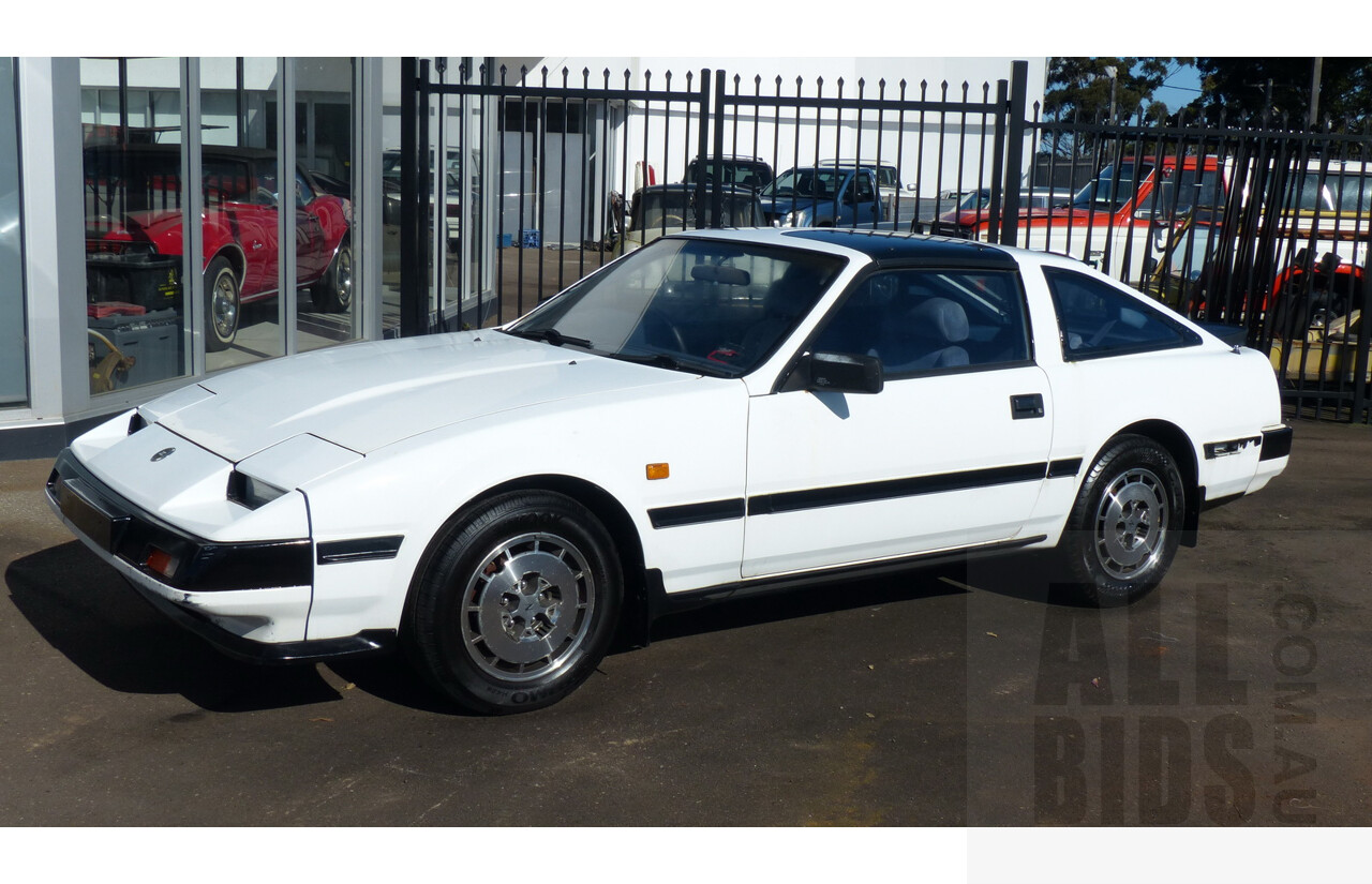 2/1986 Nissan 300 ZX Targa 2d Coupe White 3.0L Turbo