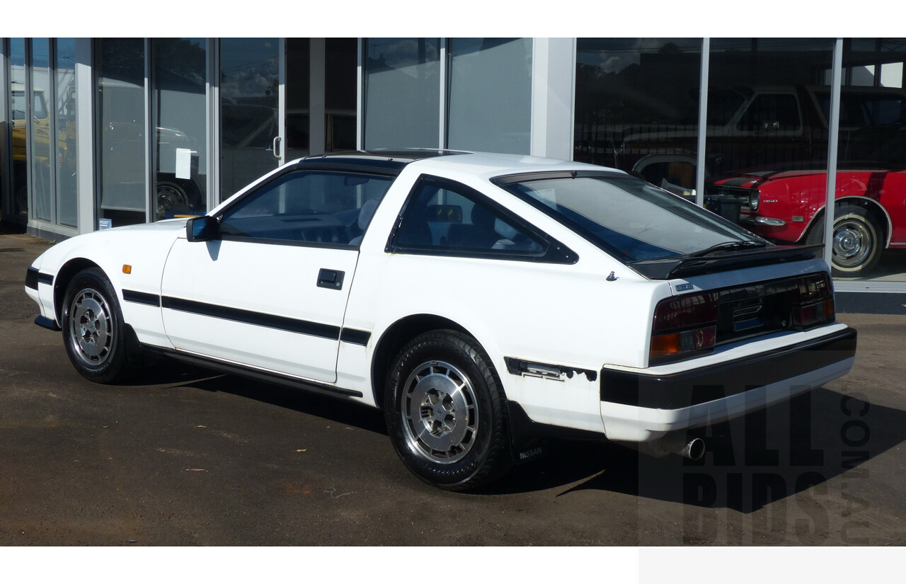 2/1986 Nissan 300 ZX Targa 2d Coupe White 3.0L Turbo