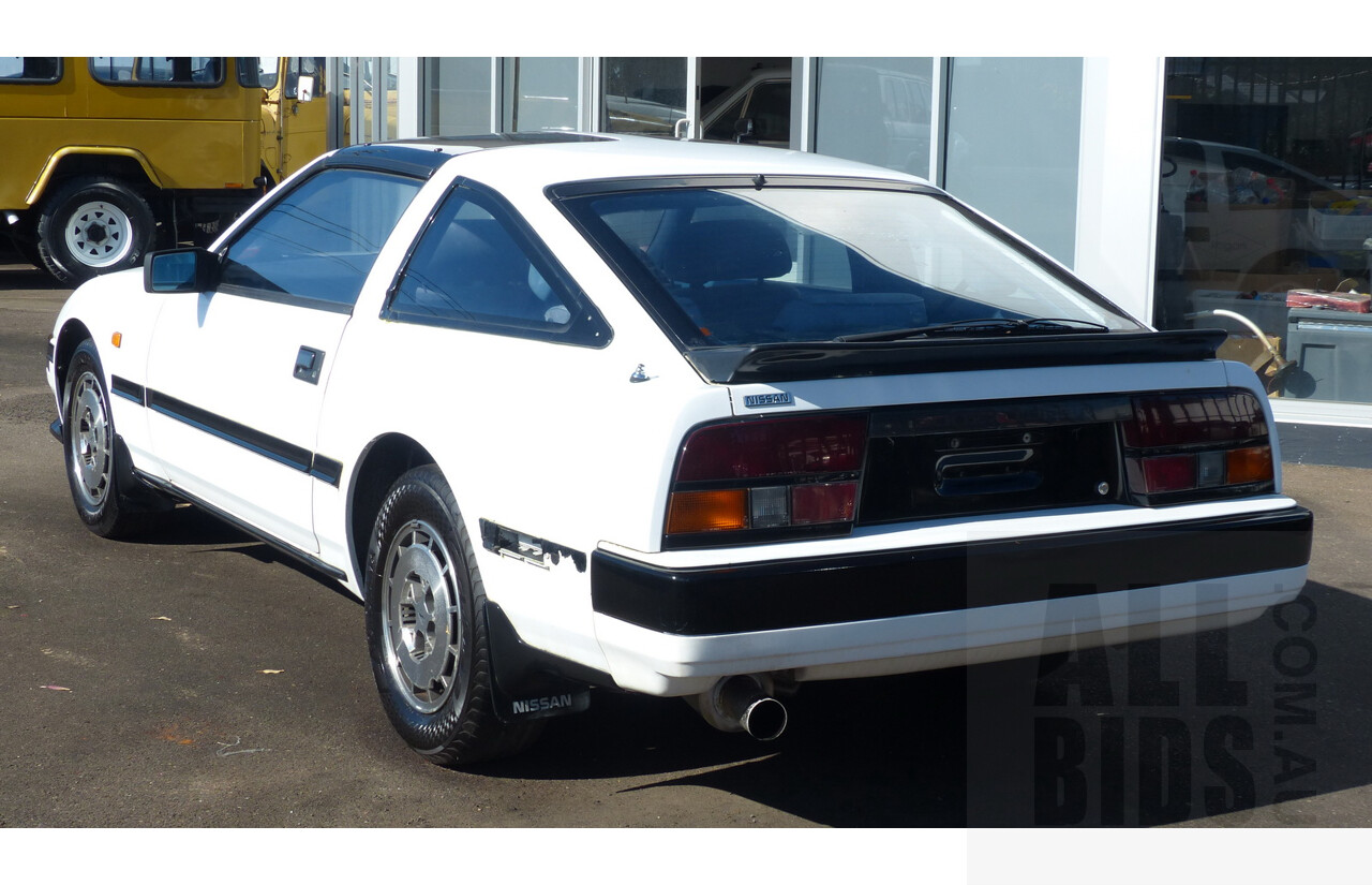 2/1986 Nissan 300 ZX Targa 2d Coupe White 3.0L Turbo