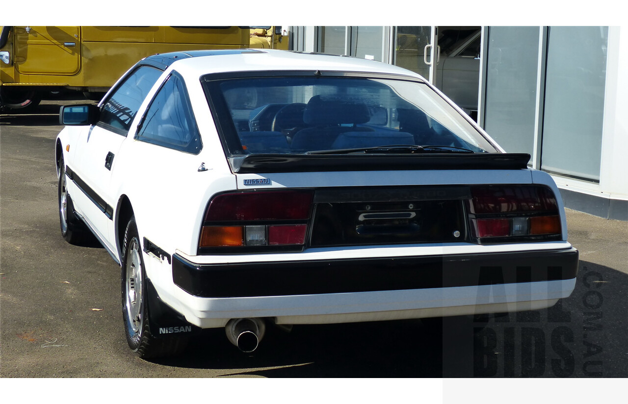 2/1986 Nissan 300 ZX Targa 2d Coupe White 3.0L Turbo