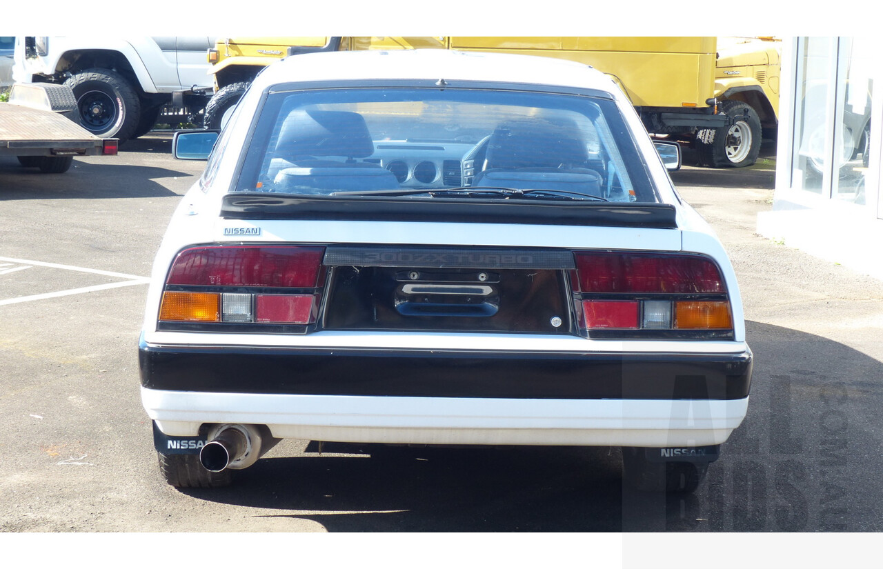 2/1986 Nissan 300 ZX Targa 2d Coupe White 3.0L Turbo