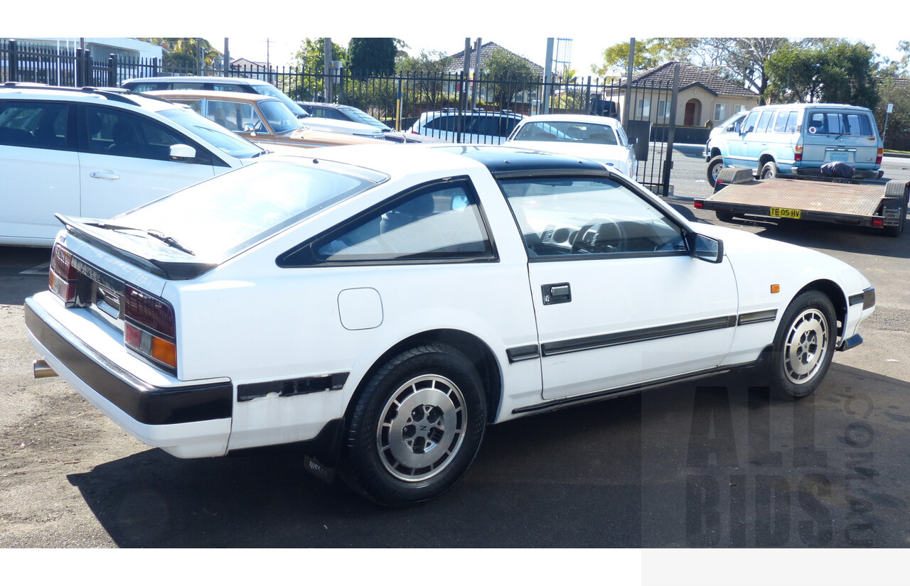 2/1986 Nissan 300 ZX Targa 2d Coupe White 3.0L Turbo