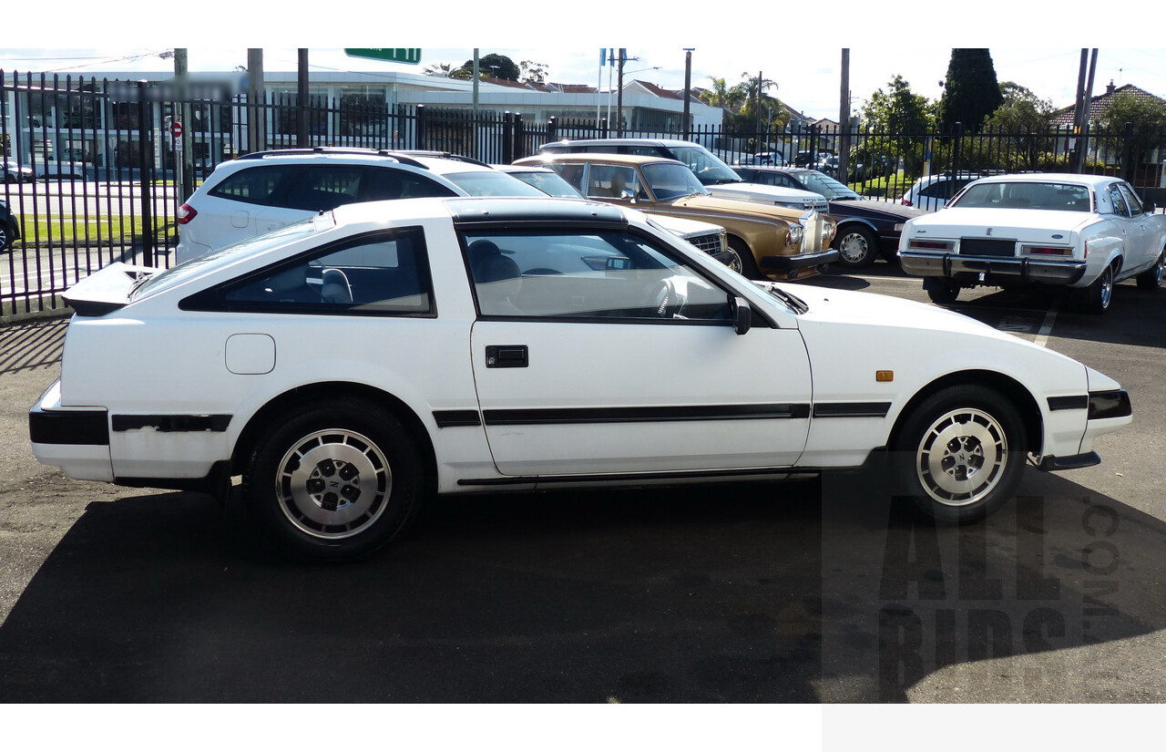 2/1986 Nissan 300 ZX Targa 2d Coupe White 3.0L Turbo