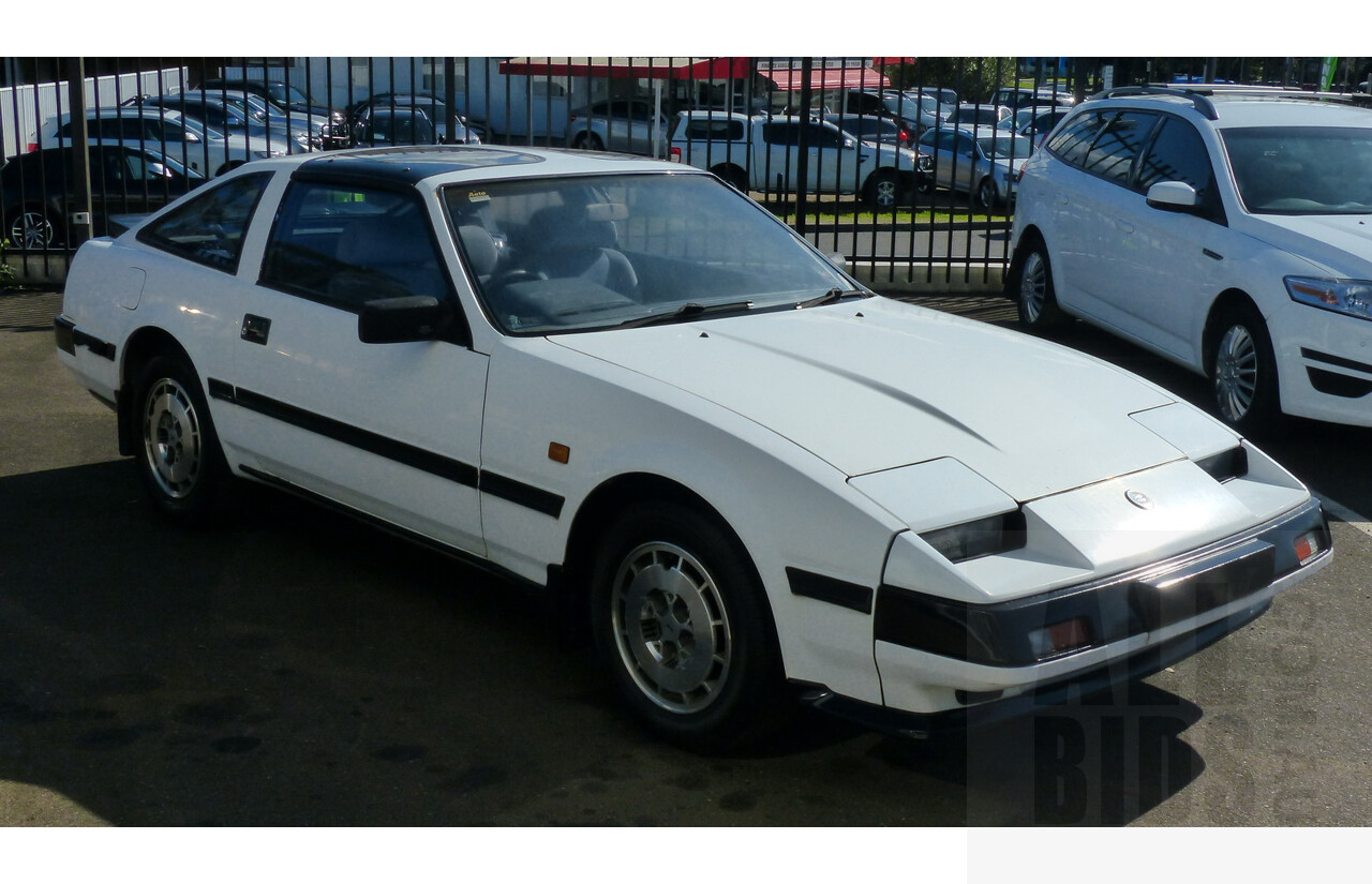 2/1986 Nissan 300 ZX Targa 2d Coupe White 3.0L Turbo