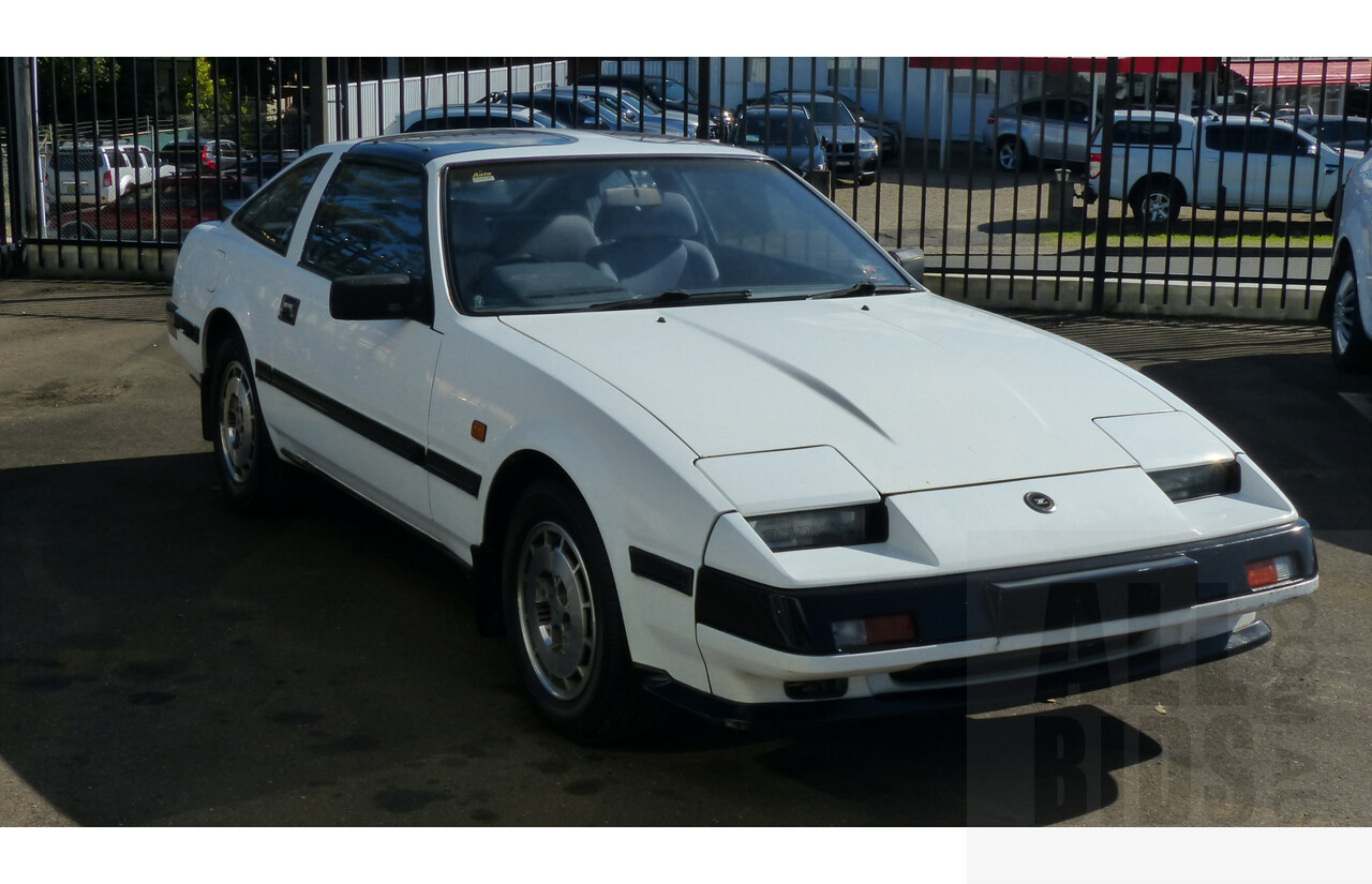 2/1986 Nissan 300 ZX Targa 2d Coupe White 3.0L Turbo