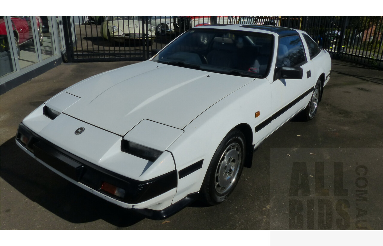 2/1986 Nissan 300 ZX Targa 2d Coupe White 3.0L Turbo