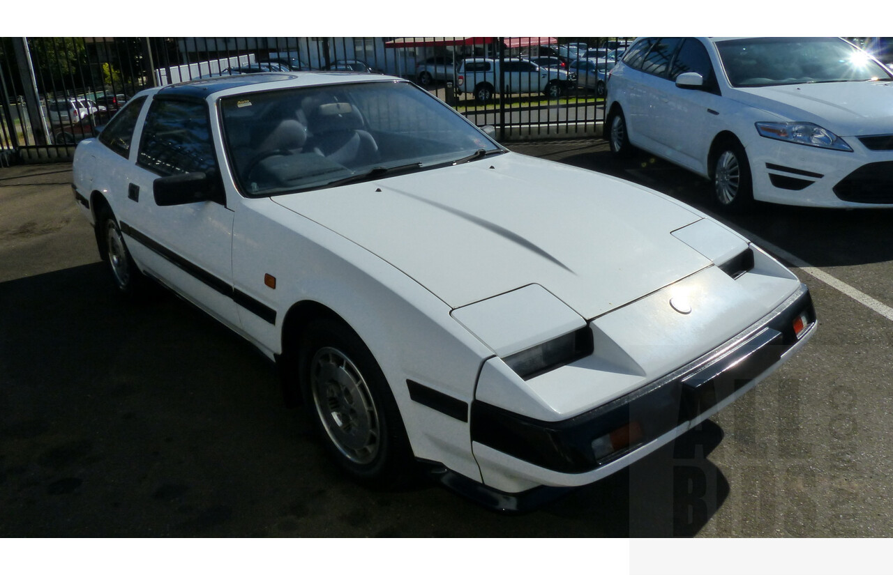 2/1986 Nissan 300 ZX Targa 2d Coupe White 3.0L Turbo