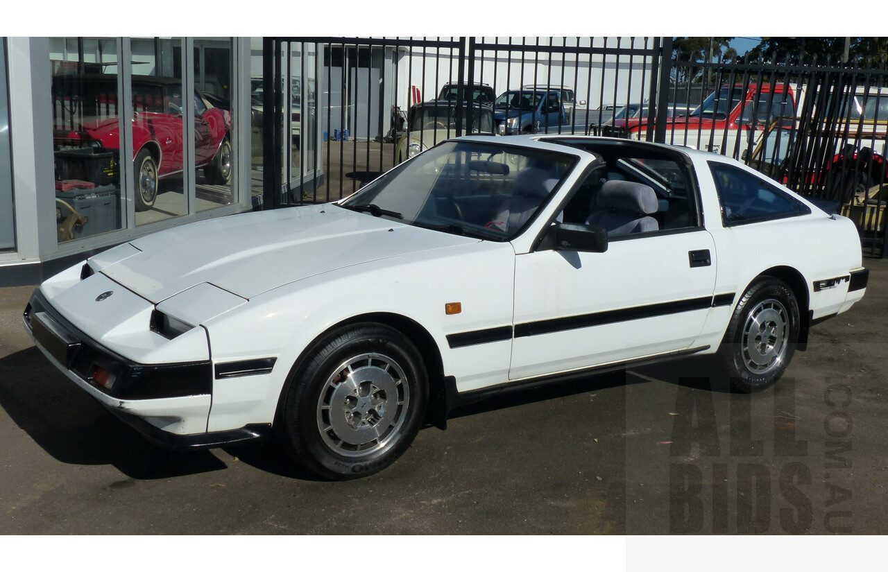 2/1986 Nissan 300 ZX Targa 2d Coupe White 3.0L Turbo