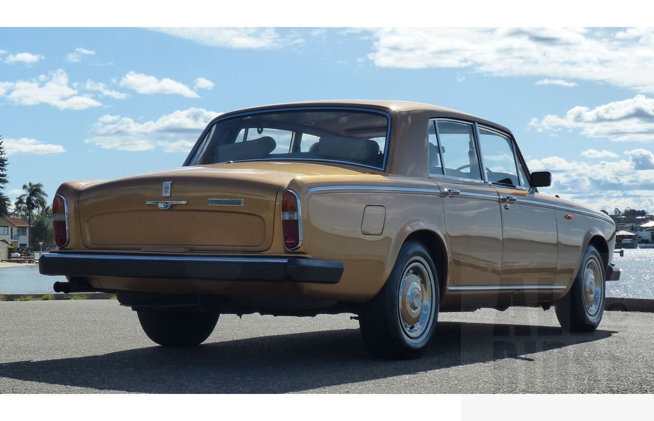 2/1979 Rolls-Royce Silver Shadow II 4d Saloon Gold 6.8L V8