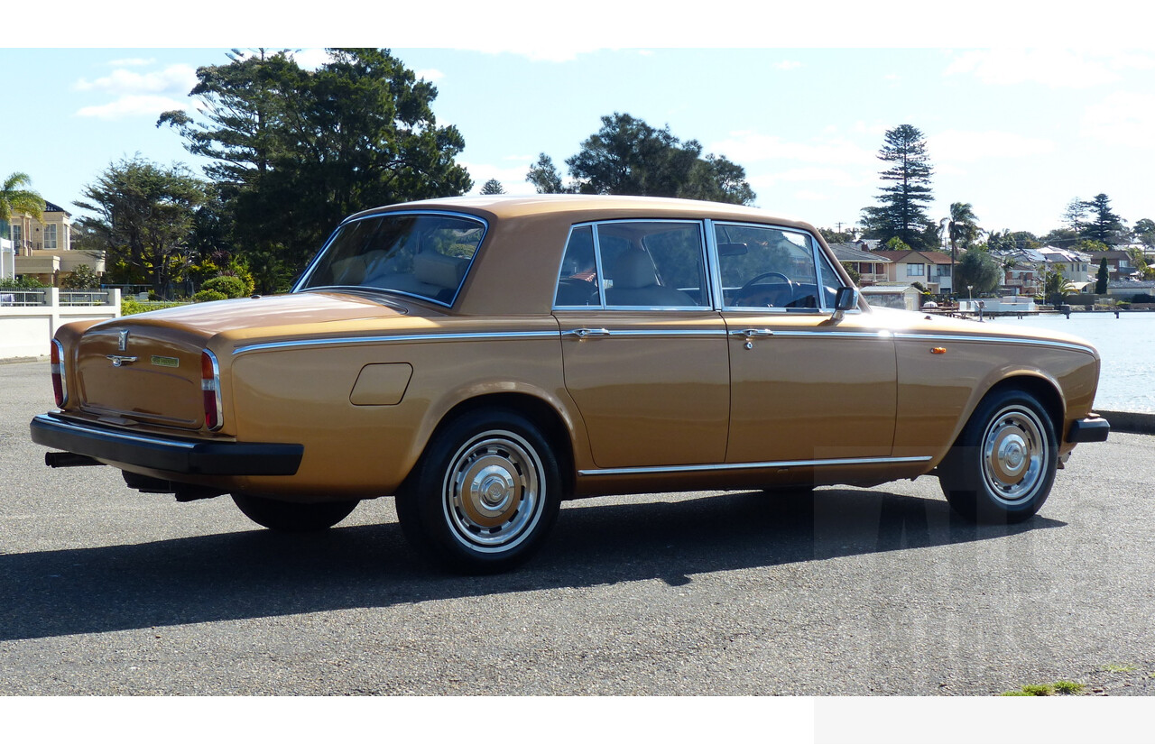 2/1979 Rolls-Royce Silver Shadow II 4d Saloon Gold 6.8L V8