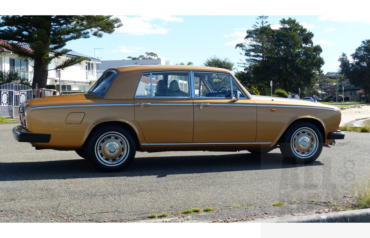 2/1979 Rolls-Royce Silver Shadow II 4d Saloon Gold 6.8L V8